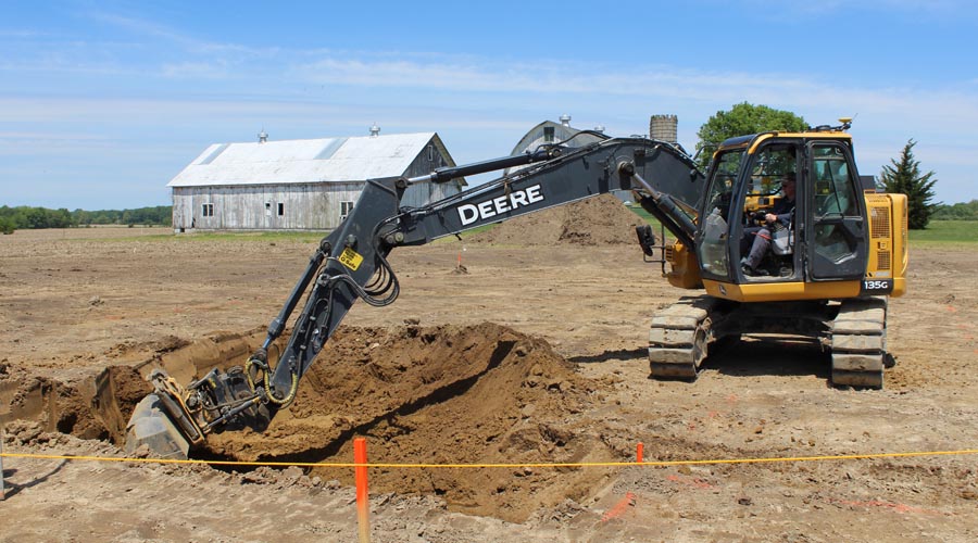 stone excavating excavating photo