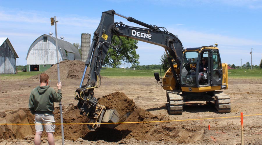 stone excavating excavating photo